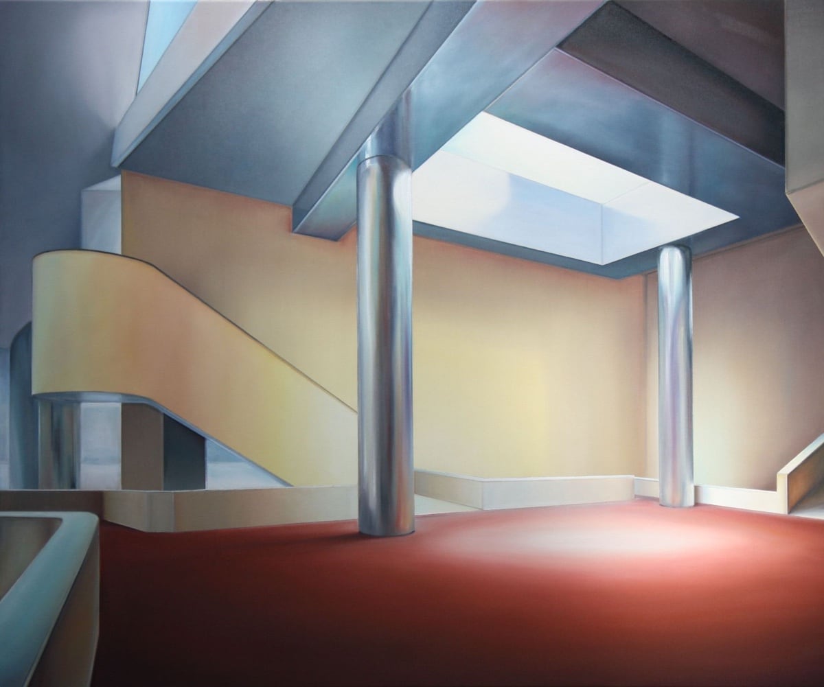 Paris- Foyer, 2015, 100x120cm, Öl auf Lw.